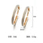 Fashion Trend New Exaggerated Alloy Frosted Circle Earrings Fashion Rock Round Earrings