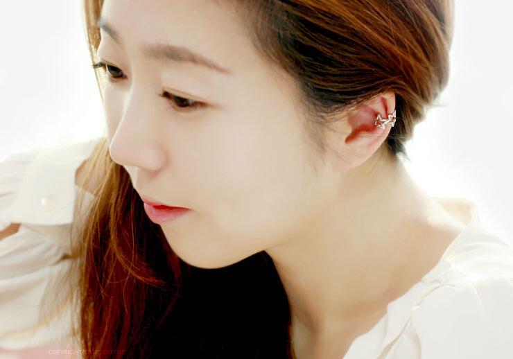 Fashion Women Stars Single Ear Cuff Clip Earrings Alloy Alloyen NHDP136129