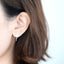 Hand-drawing Red-crowned Crane Alloy Plating Stud Earrings Gold And Silver Rose Golden NHCU149815