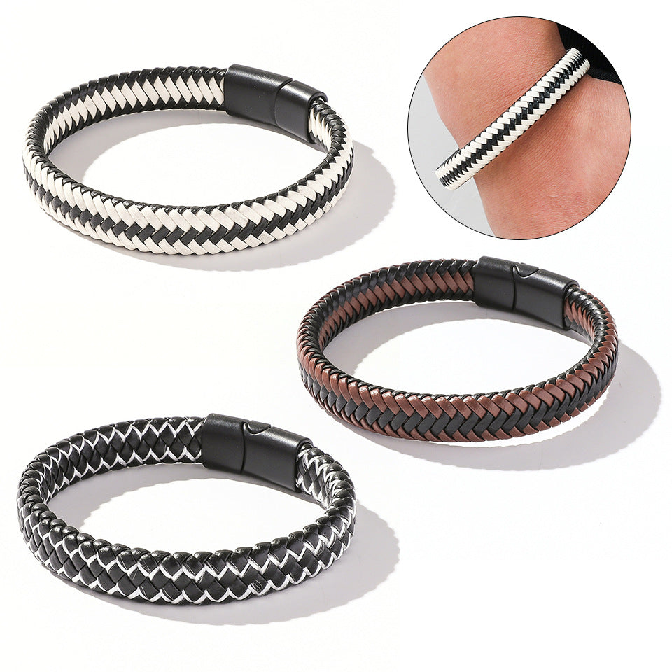 Hand-woven Bracelet Magnetic Clasp Bracelet Simple Jewelry
