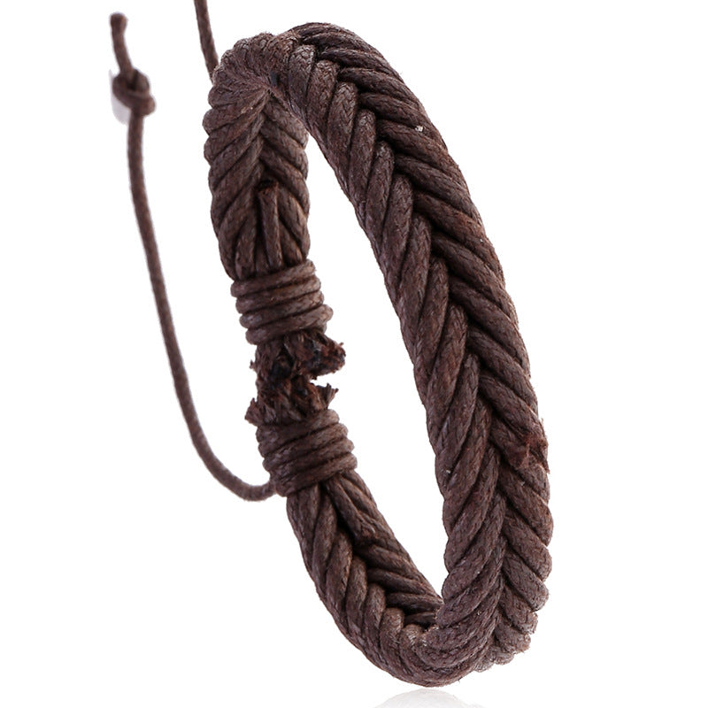Hand-woven Wax Thread Retro Bracelet