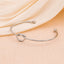 Handmade Minimalist Knot 18K Gold Plated Stainless Steel Cuff Bracelet