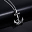 Hip-Hop Pirate Anchor Stainless Steel Men's Necklace
