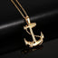 Hip-Hop Pirate Anchor Stainless Steel Men's Necklace