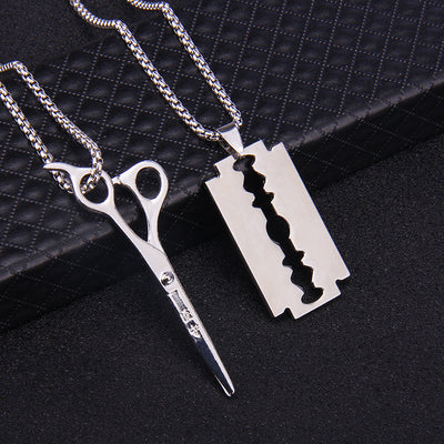 Hip-Hop Geometric Stainless Steel Alloy Plating Men'S Pendant Necklace