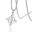 Geometric Stainless Steel Celtic Knot Pendant Necklace