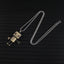 Hip Hop Korean Robot Pendant Necklace for Couples