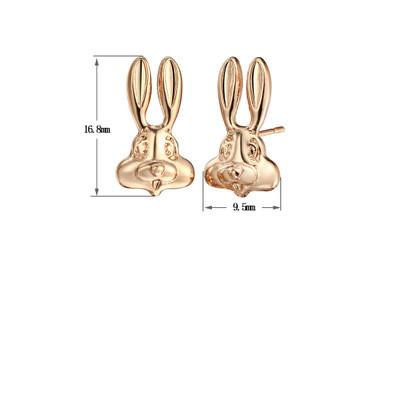 Cute Cartoon Rabbit Stud Earrings