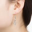 Hot Sale Diamond Note Asymmetric Earrings Student Girl Shining Music Symbol Earrings