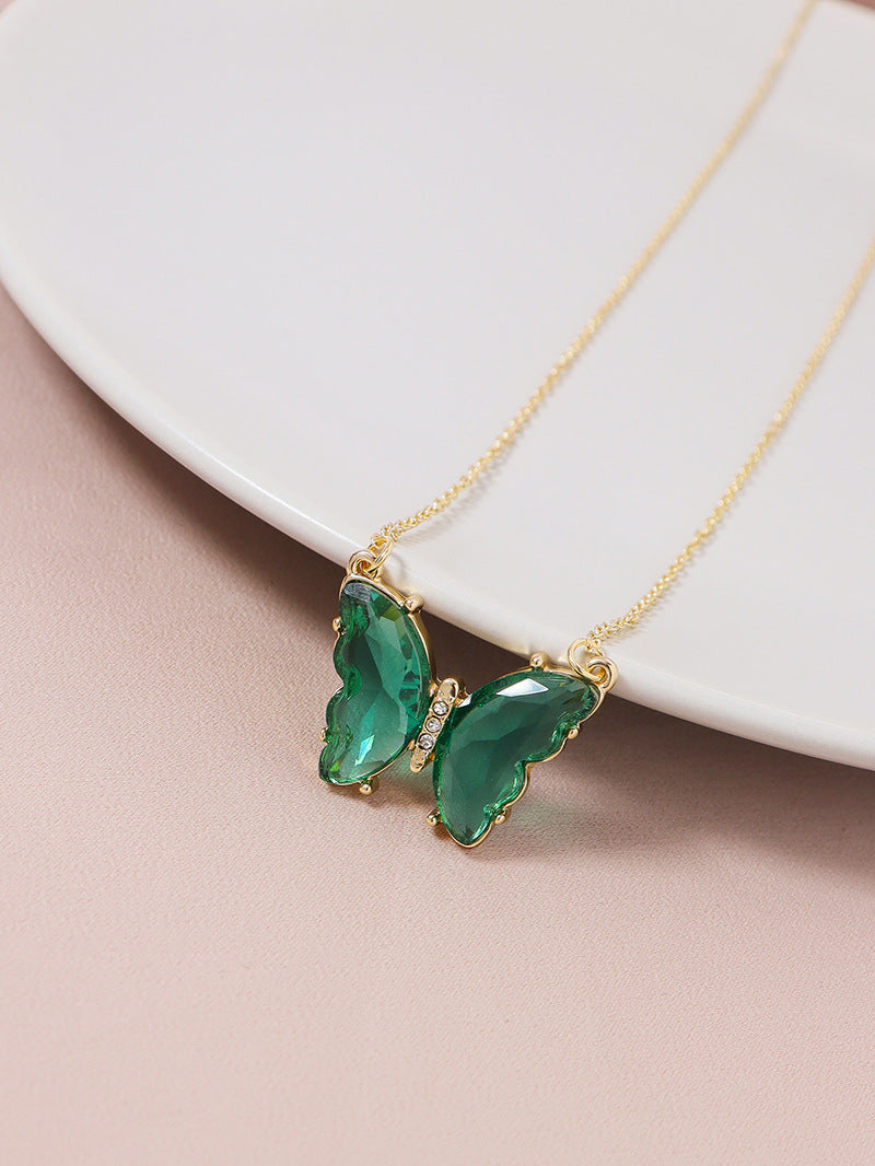 Hot Selling  Fashion Jewelry Butterfly Pendant Women's Necklace