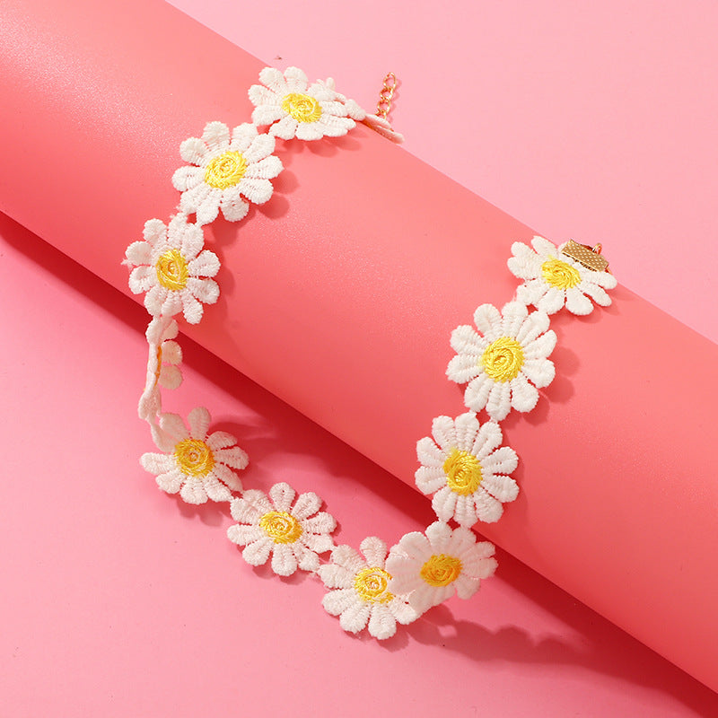 Children's Fashion Daisy Flower Necklace