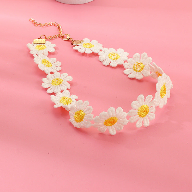 Children's Fashion Daisy Flower Necklace