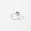 Modian S925 Sterling Silver Heart Zircon Ring for Women - Fashionable and Versatile Cube Design