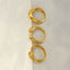 IG Style Geometric 18K Gold Plated Stainless Steel Asymmetric Ring