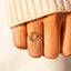 IG Style Korean Style Geometric Sterling Silver Plating Inlay Zircon Rings