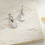 INS Style Geometric Stainless Steel Asymmetric Star Moon Earrings