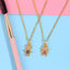 Japanese And Korean Couple Necklace Boys And Girls Diamond Pendant Diamond Necklace