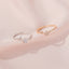 Korea Diamond Rings Sweet Simple Five-pointed Star Ring Fresh Wild Diamond-set Star Opening Women Ring