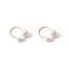 Korean Handmade Elegant U-Shaped Pearl Adjustable Ring