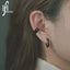 Korea Simple Without Pierced Ear Clip Titanium Steel Punk Style Ear Clip Bone