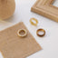 Korean Amber Acrylic Acetate Minimalist Mixed Color Ring
