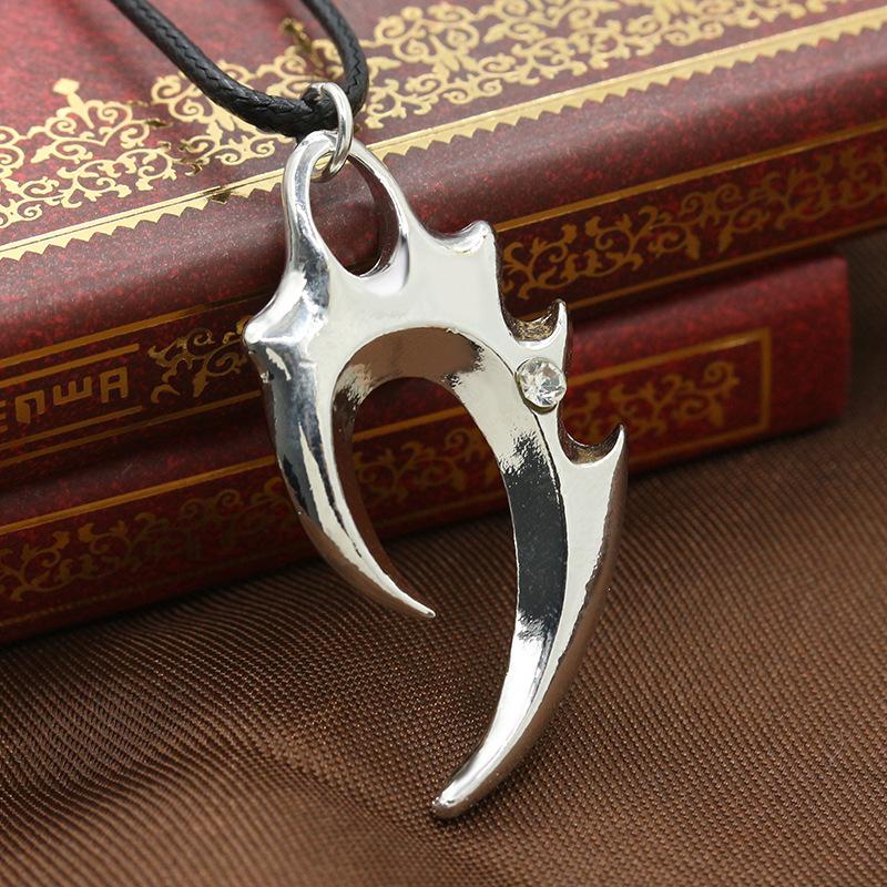 Korean Fashion Titanium Steel Love Heart and Wolf Fang Couple Necklace