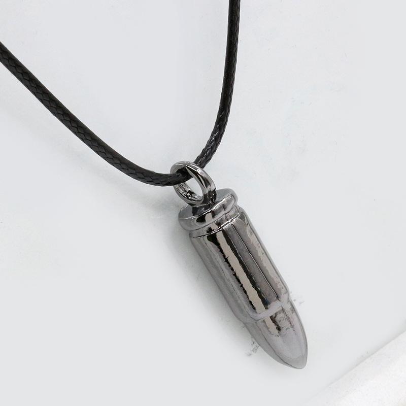 Korean Fashion Titanium Steel Love Heart and Wolf Fang Couple Necklace