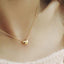 Korean Jewelry Wholesale Short Golden Love Necklace Neck Chain Clavicle Chain Women Suppliers China