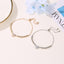 Korean Fashion Sweet Beaded Zircon Bow Bracelet - Adjustable Friendship Jewelry Gift