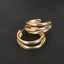 Korean Retro Geometric Alloy Plated Women's Earrings