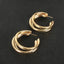 Korean Retro Geometric Alloy Plated Women's Earrings