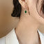 Korean Simple Retro Alloy Diamond Geometric Pendent Earrings