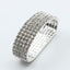 Korean Version Of Jewelry Wholesale Full Diamond Single Row Elastic Bracelet Shiny Bracelet