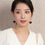 Korean Women's Long Style Personalized Cherry Geometric Earrings
