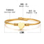 Heart Shape Stainless Steel Cable Bangle Bracelet