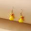 Little Yellow Duck Cute Cartoon Earrings