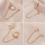 Long Earrings Geometric U-shaped Ear Clip Earrings Integrated Moon Snake Earrings