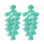 Long Hand-knitted Rice Beads Tassel Earrings NHJQ141840