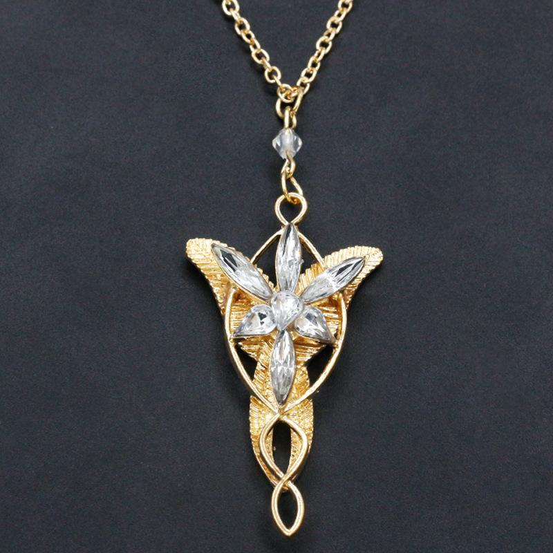 Lord Of The Rings Ring Elf Princess Ornament Twilight Necklace Twilight Star Ms. Necklace