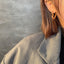 Love Ear Buckle Female Korean Temperament Net Red Earrings Atmospheric Fashion Earrings Simple Earrings