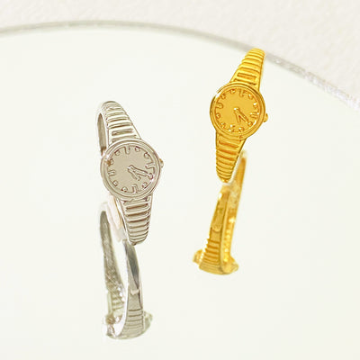 Luxurious 14K Gold Plated Silver Rings - Modern Statement Couple Rings
