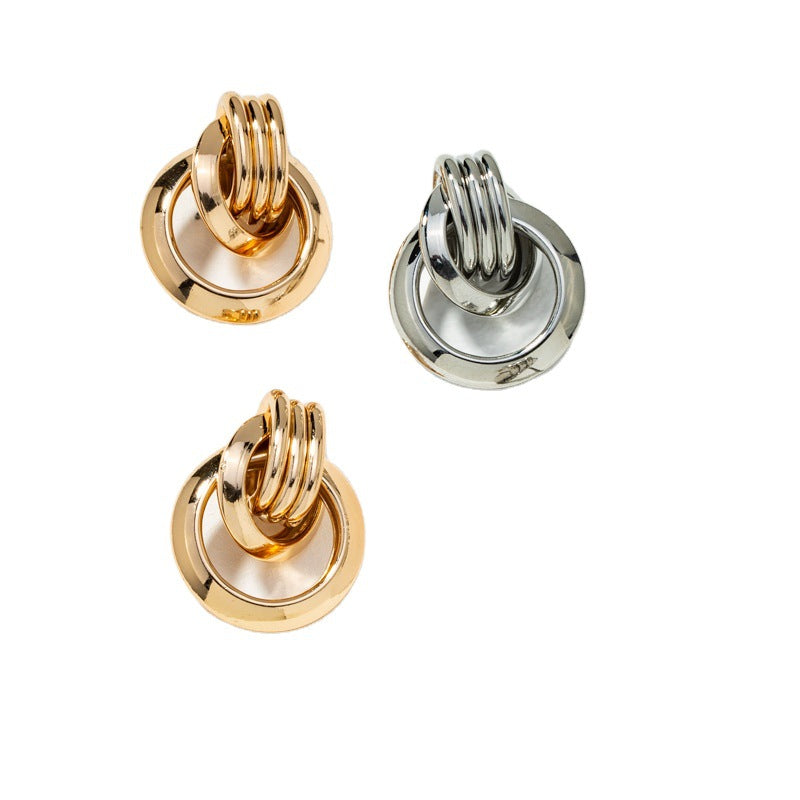 Metallic Minimalist Fashion Earrings - 2020 European and Korean Style Studs