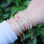 Micro-inlaid Color Zircon Adjustable Chain Bracelet