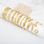 Modern Geometric Heart Snake Gold Plated Stainless Steel Bangle