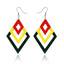 Multi-layer Square Resin Earrings NHGO131131