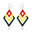 Multi-layer Square Resin Earrings NHGO131131