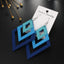 Multi-layer Square Resin Earrings NHGO131131