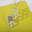 Necklace Fashion Simple Honeycomb Honeycomb Pendant Small Bee Insect Necklace Ladies Clavicle Chain Wholesale