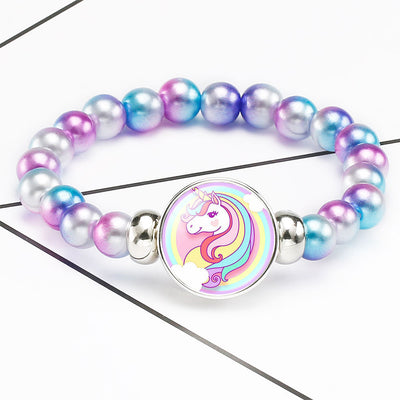 New Accessories Children's Cartoon Unicorn String Jewelry Bracelet