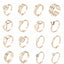 Adjustable Titanium Steel Couple Ring Jewelry - Modern Stainless Steel Design